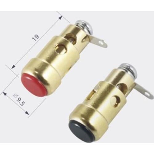 Wholesale 10pcs/lot Speaker Audio AMP Terminal Binding Post Spring Loaded Type gold plated NCT014