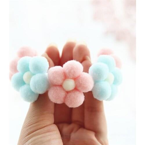 Cat Necklace Sweet Cat Collar Floral Woolen Pet Scarf Cute Kitten Accessories Puppy Neck Strap with Pearl Yorkie Chihuahua