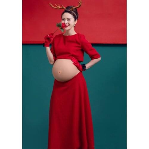 Maternity Dresses For Photo Shoot Pregnant Women Clothe Pregnancy Dress Photography Maternity Photography Props Vestidos Gravida