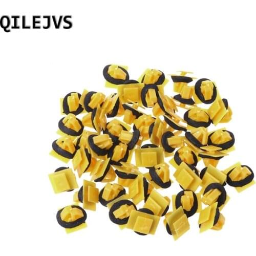 QILEJVS 50 Pcs Door Guard Plate Clip For Hyundai Elantra Tucson Cerato Sportage Seahorse