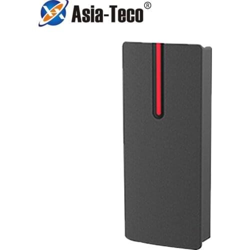 Plastic RFID Card Reader for Access Control Card Reader 125Khz 13.56Mhz black reader wiegand26 output input IP68 Waterproof