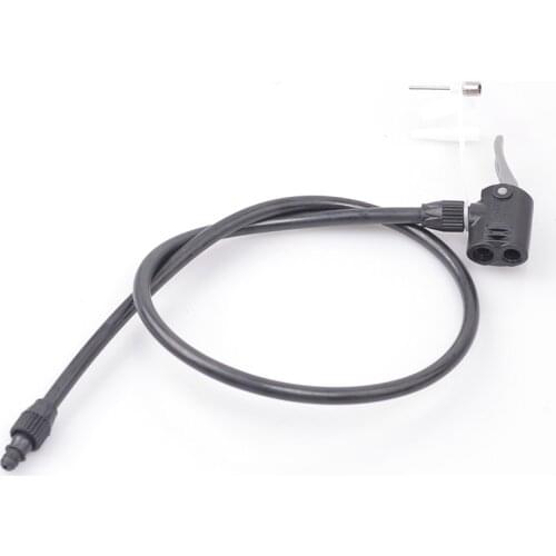 80cm Inflator Hose Gas Belt Accessories Plastic Nut Gas Line Inflation Tube US FR Mouth Universal For High Pressure Foot Pump