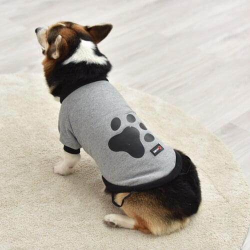 Pet Sweatshirt Dog Cute Print Autumn Dog Clothes Comfortable Dog Claw Jacket Coat Dog Sweatshirt for Small Medium Dog Chihuahua