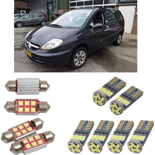 Interior led Car lights For citroen c8 ea eb minivan dome bulbs for cars License Plate Light 12pc