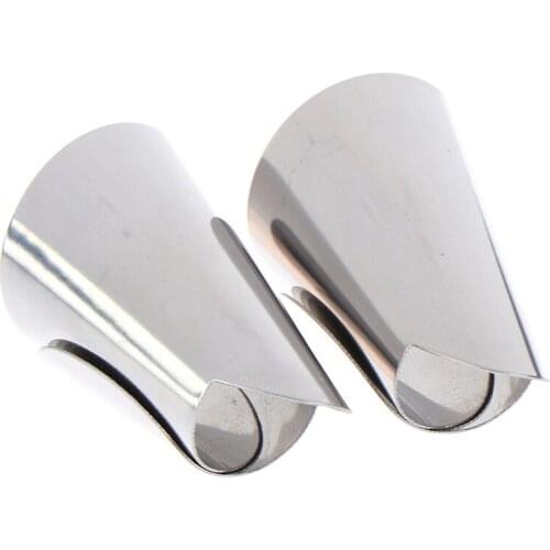 2pcs Stainless Steel Cutting Finger Protector Vegetable Peeling Pine Nuts Pistachio Accessories Kitchen Peeling Tool