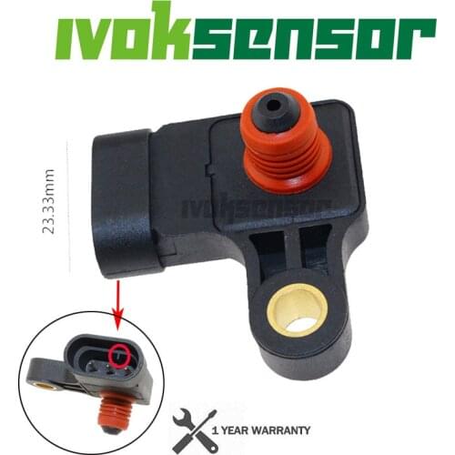 1 BAR MAP Manifold Absolute Pressure Sensor for CHEVROLET LACETTI J200 NUBIRA EVANDA EPICA CAPTIVA 96330547 25184081 96482570