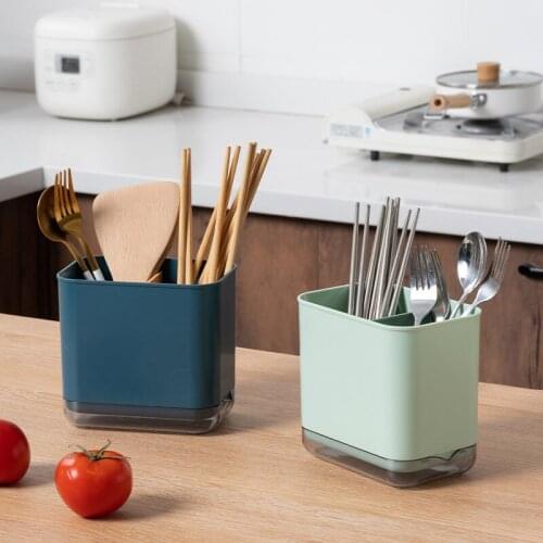1pcs Cutlery Storage Box Spoon Fork Knief Chopstick Holder Double Layer Tableware Storage Rack Kitchen Organizer Accessories
