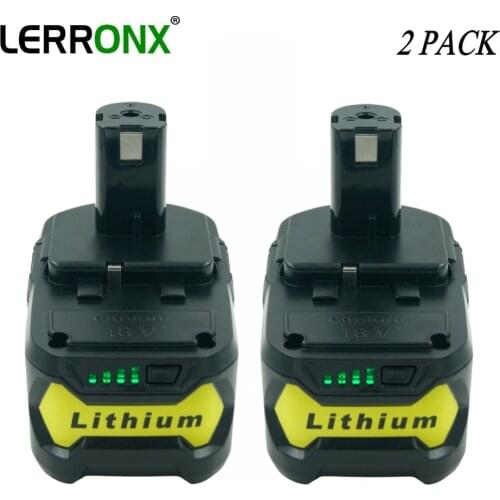 2PCS RB18L50 5000mAh Lithium 18V Replacement Rechargeable battery for Ryobi Power Tool P102 P103 P104 P105 P106 P107 P108 P109