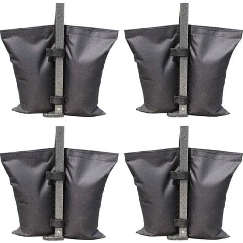 4pcs Portable Outdoor Camping Tent Weight Bag Leg Weights Tents Secure Sandbags Windproof Sand Anchor Bag For Pop Up Canopy Tent
