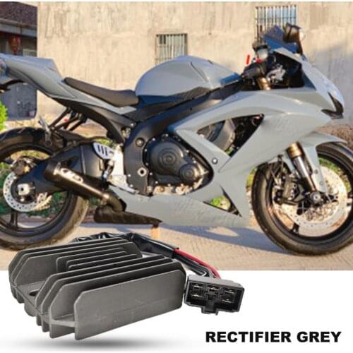 50%HOT R2002.2 Voltage Regulator Wearable Replacement ABS Grey Motorcycle Converter for Suzuki GSX-R600 GSX-R750 GSX-R1000