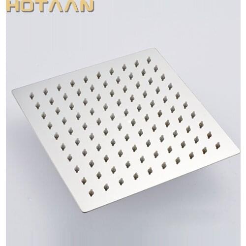 Free Shipping 10 inch 25x25cm square stainless steel ultra-thin shower head rainfall shower head Chuveiro YT-5133