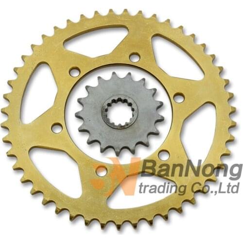 Free shipping Motorcycle Front&Rear Sprocket geartransmission For YAMAHA YZF-R1 2009-2013