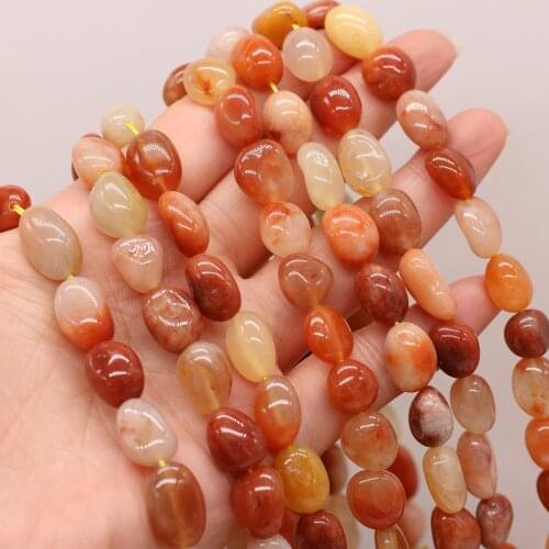 Natural Stone Bead Irregular Golden Silk Jade Loose Beads 10-12 MM For DIY Jewelry Making Necklace Bracelet Earrings Accessory