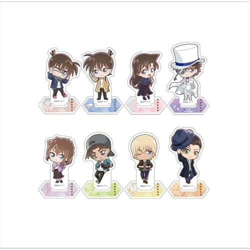 Anime Detective Conan Case Closed Haibara Ai Akai Shuichi Furuya Rei Acrylic Figure Stand Display Model Plate Desktop Decor