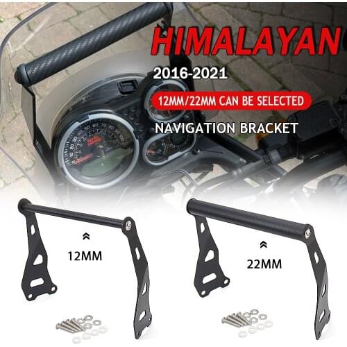 Black Hialayan Motorcycle USB Charger Mobile Phone Holder Stand Navigation Bracket For ROYAL ENFIELD HIMALAYAN 2016-2021 2020