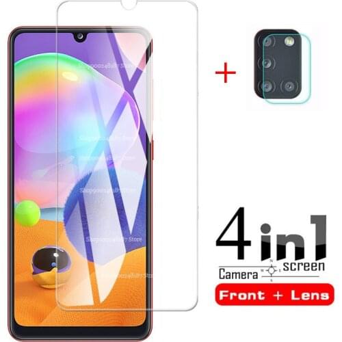 For samsung a31 glass 4 in 1 Camera lens protective Glass For samsung galaxy a31 a315F sm-a315F a 31 2020 screen protector Film