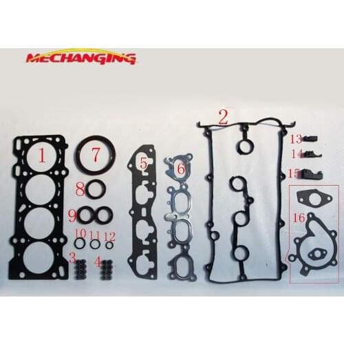 FP FS FS2C FS7G FS-DS For MAZDA 323 626 MX-6 MPV II Full Set Engine Rebuild Kits Engine Parts Engine Gasket 8AGX-10-271 50138600