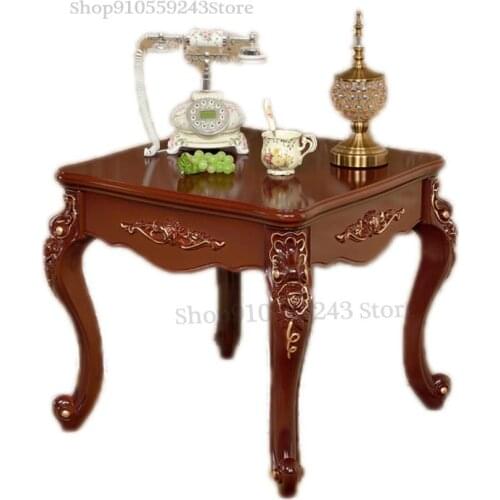 Coffee Table Simple Living Room Home Corner Cabinet Telephone Table European Style Sofa Side Cabinet Small Table American Side T