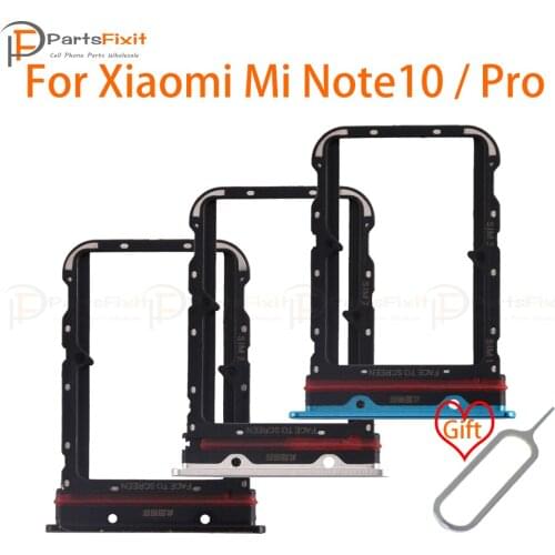 Sim Card Tray for Xiaomi Mi Note10 Sim Card Holder Mi Note10Pro Card Adapter for Mi Note 10 Pro Replacements with Free Eject Pin
