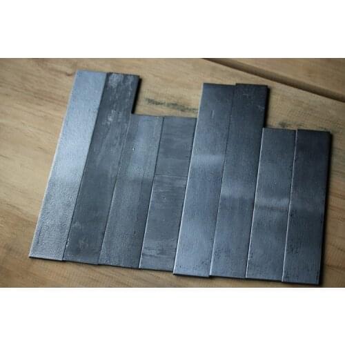 Damascus Layered Laminate steel billet bar Steel Blanks 70 layers HRC57 Knife blade making blanks