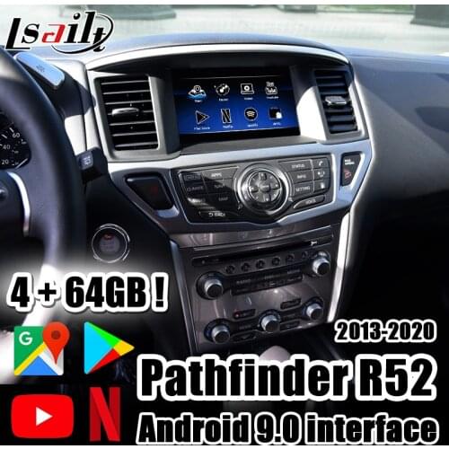 Lsailt 4GB CarPlay/Android Multimedia Video Interface Box for Nissan Patrol , Armada 13-17 with YouTube Pathfinder R52