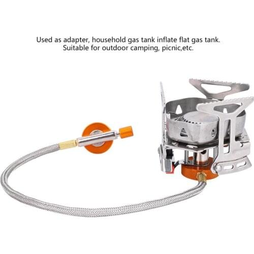 Outdoor Camping Stove Hose Camping Cylinder Refill Adapter Conversion Head Outdoor Supplies