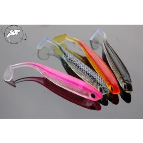4PCS/lot Minnow Fishing Lures 75mm Inner Reflection Foil Realskin Painting Weight Transfer System Fast Action Crank Bait Tackle