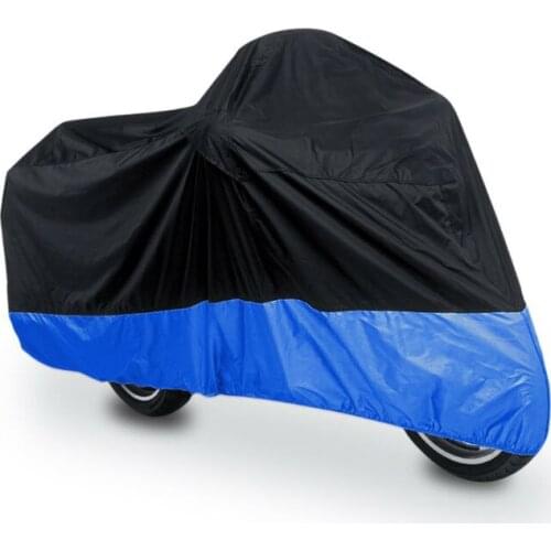 Waterproof Dustproof Motorcycle Cover UV Protective Outdoor Cover with Storage Bag