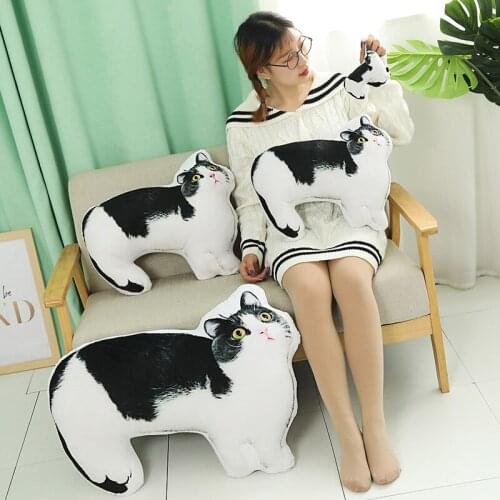 1PC 18CM Cute Lucky Kawaii Stuffed Cat Plush Toys Cartoon Soft Cats Animals Small Pendant Bag Key Chain Kids Toy Gifts