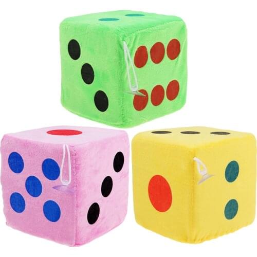 1Pc Large Sponge Dice Small Soft toys Kids Safety Green Yellow Pink for Kids Vent Toy Gifts Pink