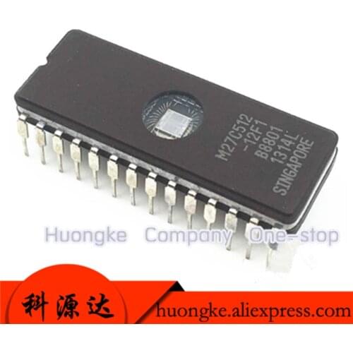 1pcs M27C512 m27c512-10f1 m27c512-12f1 m27c512-15f1 CDIP-28 W27C512-45 W27C512-45Z 27C512 DIP-28 M27C512-90B1 EPROM IC