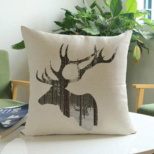 5Pcs Cushion Cover Home Christmas Decor Cushion Cover Survived Family Pillowcase Throw Pillow Cover Home Sofa Decorative
