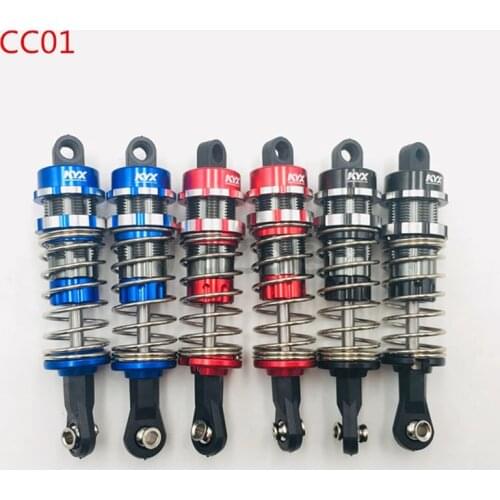 2PCS Tamiya CC01 HSP Aluminium Metal Shock Absorber L70mm Suspension Absorber Spring Damper for Crawler RC Car Upgrade Parts Y02