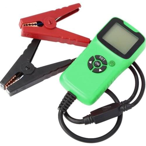 12V Car LCD Battery Tester Charger Analyzer 1700CCA Voltage Battery Test Meter Scanner Tool Quick Cranking Charging Diagnostic