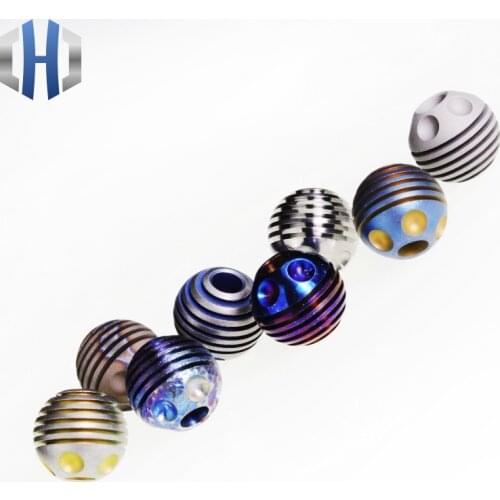 X Style Planet Series Titanium Alloy Paracord Beads 8 Colors