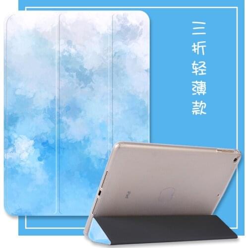 For iPad Case 9.7/10.2" / Pro 10.5"/Pro 2020 11" Silicone Soft Back Leather Smart Case 6th 7th generation Case iPad Mini5 2019