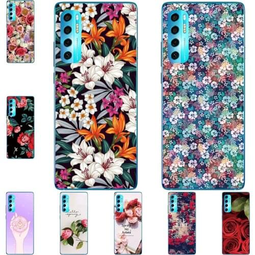 I am alone Phone Case For TCL 20 5G 20S 20L 20L Plus Pro SE 2021 Bags Fashion Luxury Color Cartoon Printed Paint Mobile
