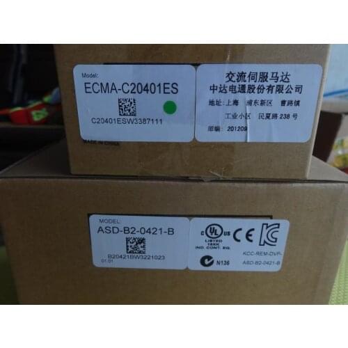 ECMA-C20401ES+ASD-B2-0121-B DELTA 100w 3000rpm 0.32N.m ASDA-B2 AC servo motor driver kits with 3m power and encoder cable