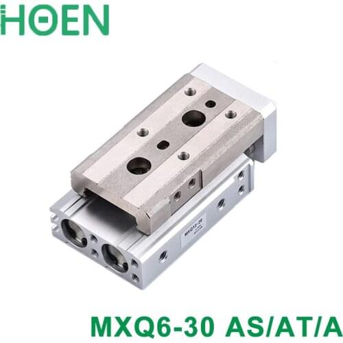 MXQ6-30A MXQ6-30 MXQ6-30AT MXQ6-30AS MXQ6L-30 MXQ6-30B MXQ6-30BS MXQ HLQ series Air Slide Table Cylinder Pneumatic Cylinder