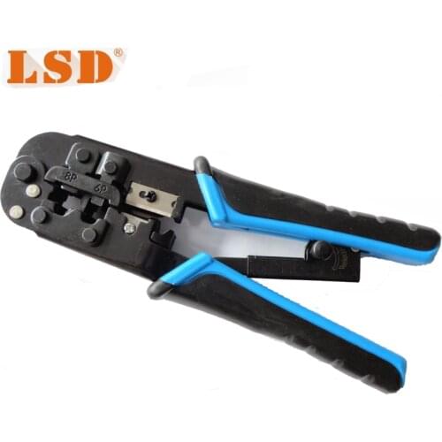 Modular crimping tool and cutting tool LT-N5684R RJ45 wire cable crimper tool network cable crimping plier