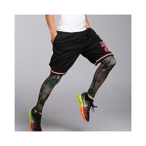 Summer Basketball Shorts Men Knee Length Pocket Feminino Fitness Sport Running Short Trouser Male Plus Size