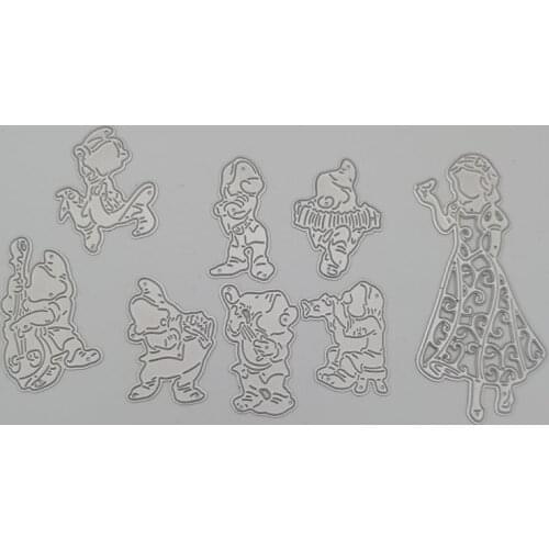 Girl Metal Cutting Dies Stencils For DIY Scrapbooking Album Paper Card Decorative Craft Embossing Die