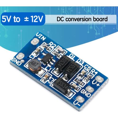 Power Supply Module 2.8V to 5.5V Input Plus or Minus 12V Output 5V Turn +-12V DC-DC Converter Board