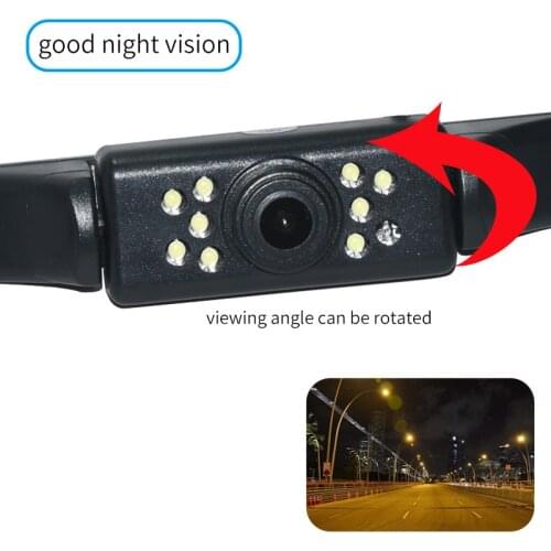 New Arrival!2020 New Waterproof License Plate Camera with Good Night Vision Number Plate LED Camera