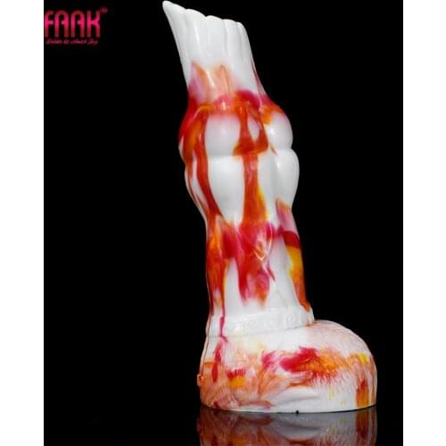 Gluttony My Style Knotted Raised Butt Plug Colorful Silicone Dildo With Suction Cup Big Sex Toy Female Masturbating Penis