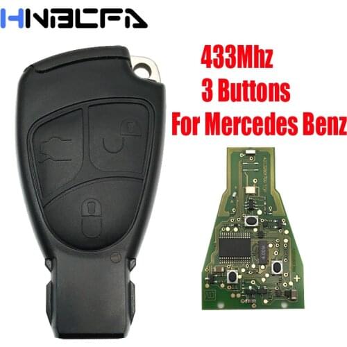 433Mhz Smart Key For Mercedes Benz B C E ML S CLK CL Complete Keyless Entry Key 3 Button Car Remote key