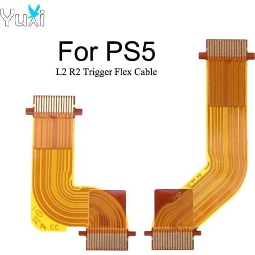 YuXi L2 R2 L1 R1 Flex Cable Replacement For PlayStation 5 PS5 Controller Trigger Buttons Flexible Cable