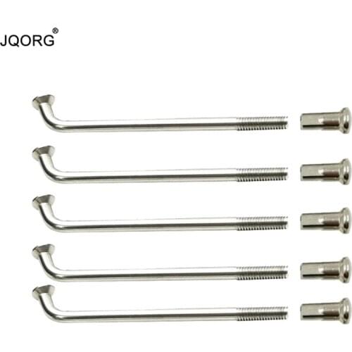 5 Pieces A Lot 10 G Spokes Diameter 3.2mm 304 Stainless Steel Material J-BEND Equal Diameter Electric Bike Motor Wheel Spokes