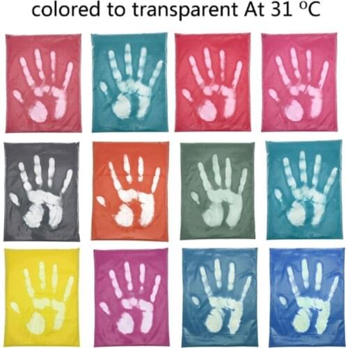 12 Colors Thermochromic Temperature Activated Pigment Powder Heat Sensitive Color Changing Powder Resin Epoxy Art Craft X4YA