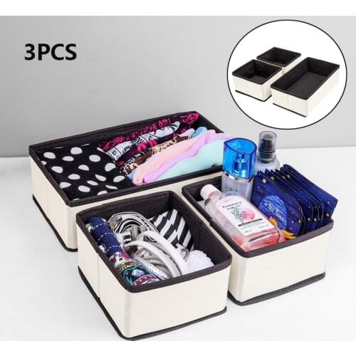 Non-Woven Underwear Storage Box, Foldable And Removable Underwear Storage Boxs, Drawer Socks Underwear Organizer